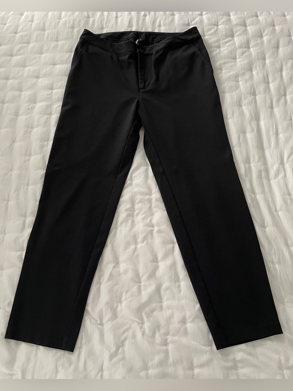 American Giant Black Ponte Stretch Workwear Pant Women's size 16